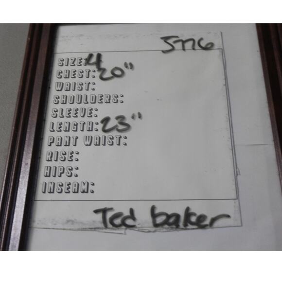 Ted Baker 4 Artur Hearts Cardigan Sweater Pink Gold Orange Metallic Crew Neck - Picture 5 of 5